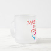 Creative Design-Mok Matglas Koffiemok (Voorkant links)