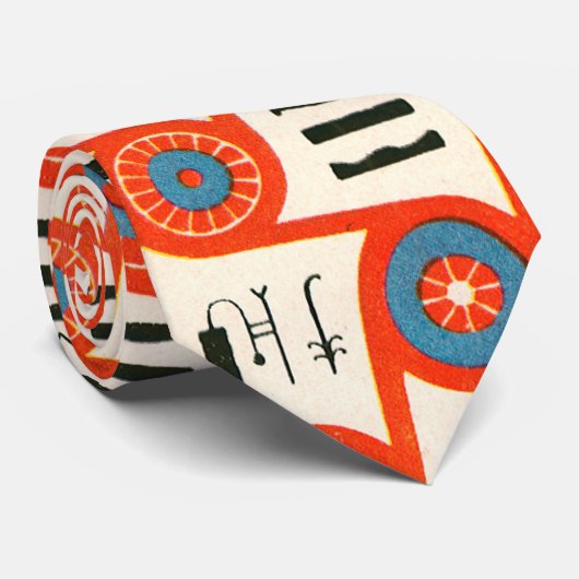 Creative Design Retro 50-Stropdas Stropdas (Opgerold)