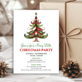 Creative designer Christmas tree Christmas invite Kaart