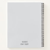 Creative Diary for Artists and Crafters Notitieboek (Achterkant)