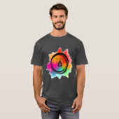 Creative Digital Design Logo met kleurensplash T-shirt (Voorkant volledig)
