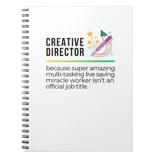 Creative Director Notitieboek (Voorkant)