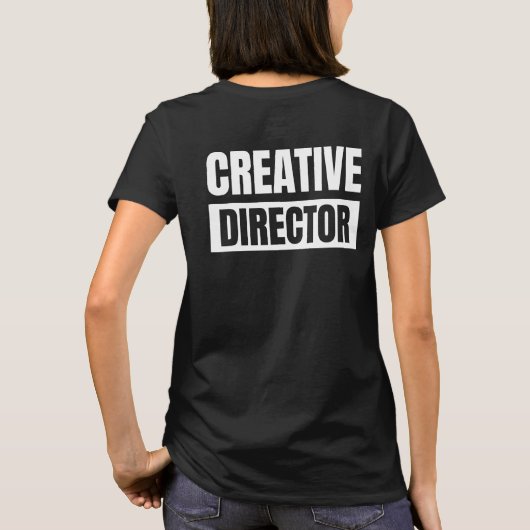 Creative Director T-shirt (Achterkant)
