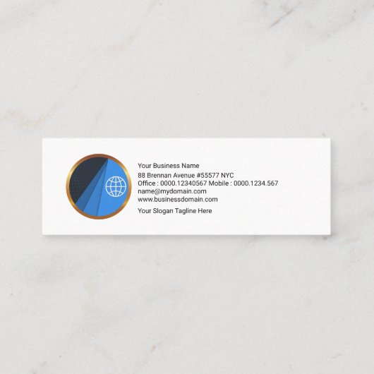 Creative Distribution Arrows Logistic Director Mini Visitekaartje (Achterkant)