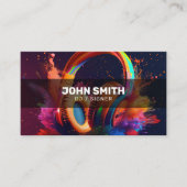 Creative DJ Signer Songwriter Muziek DJ's Karaoke Visitekaartje (Voorkant)