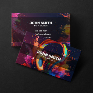 Creative DJ Signer Songwriter Muziek DJ's Karaoke Visitekaartje