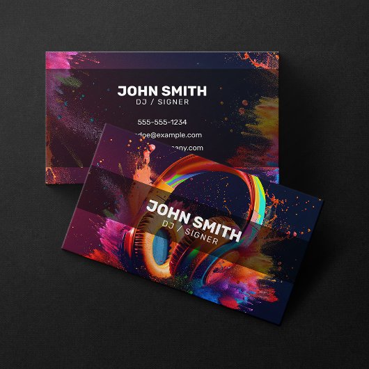 Creative DJ Signer Songwriter Muziek DJ's Karaoke Visitekaartje