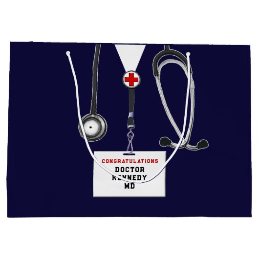 Creative Doctor-Afstuderen Groot Cadeauzakje (Achterkant)