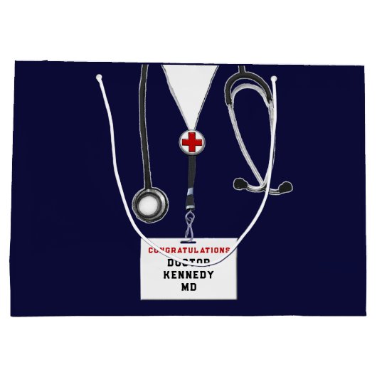 Creative Doctor-Afstuderen Groot Cadeauzakje (Achterkant)