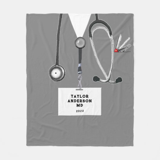 Creative Doctor Fleece Deken (Voorkant)