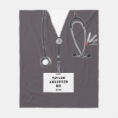 Creative Doctor Fleece Deken (Voorkant)