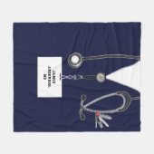 Creative Doctor Fleece Deken (Voorkant (Horizontaal))