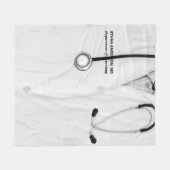 Creative Doctor Gift Idea Fleece Blanket Deken (Voorkant (Horizontaal))