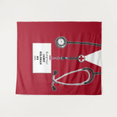 Creative Doctor Medical School Afstuderen Gefelici Wandkleed (Voorkant (horizontaal))