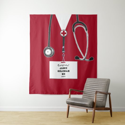 Creative Doctor Medical School Afstuderen Gefelici Wandkleed (In situ)