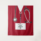 Creative Doctor Medical School Afstuderen Gefelici Wandkleed (Voorkant)