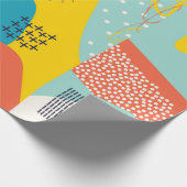 Creative doedle art header met verschillende vorme cadeaupapier (Hoek)