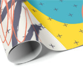 Creative doedle art header met verschillende vorme cadeaupapier (Rol Hoek)