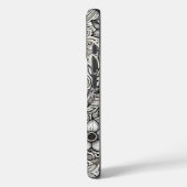 Creative Doodle Art Phone Case – Uniek handgeteken (Achterkant / Links)