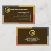 Creative Dynamic Border Lijst Global Import Export Visitekaartje (Voorkant / Achterkant)