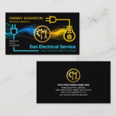 Creative Electric Circuit Lightning bedrading Visitekaartje (Voorkant / Achterkant)