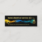 Creative Electric Circuit Lightning Power Mini Visitekaartje (Voorkant)