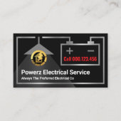 Creative Electric Circuit Lijst Electrician Visitekaartje (Voorkant)