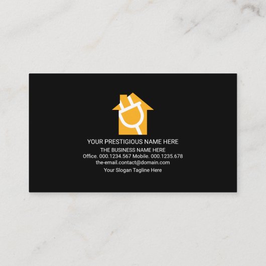 Creative Electric Lightning Circuit Board Visitekaartje (Achterkant)