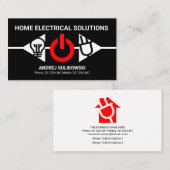 Creative Electrical Audio Panel Electricia Visitekaartje (Voorkant / Achterkant)