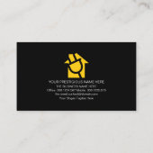 Creative Electrical Circuit Lightning Electrice Visitekaartje (Achterkant)