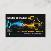Creative Electrical Lightning Power Circuit Visitekaartje (Voorkant)