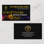 Creative Electricational Circuit Lightning Power Visitekaartje (Voorkant / Achterkant)
