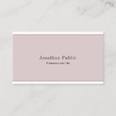 Creative Elegant Minimalist Modern Professional Visitekaartje (Voorkant)