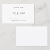 Creative Elegant Minimalist Modern Simple Trendy Visitekaartje (Voorkant / Achterkant)