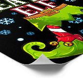 Creative Elf Matching Family Group Christmas Party Poster (Hoek)