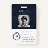 Creative Employee Photo ID Bedrijfsbeveiligingsbad Badge (Voorkant)