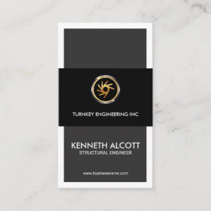 Creative Energizing Stylish Structure Engineer Visitekaartje