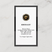 Creative Energizing Stylish Structure Engineer Visitekaartje (Achterkant)