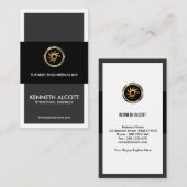 Creative Energizing Stylish Structure Engineer Visitekaartje (Voorkant / Achterkant)