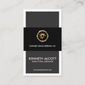 Creative Energizing Stylish Structure Engineer Visitekaartje (Voorkant)