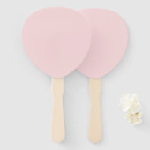 Creative Expression Blush Pink Handwaaier (Voorkant en achterkant)