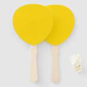 Creative Expression Hot Bold Yellow Handwaaier (Voorkant en achterkant)