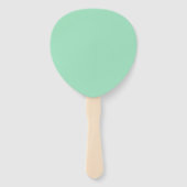 Creative Expression Seafoam Green Paddle Handwaaier (Achterkant)