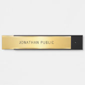 Creative Faux Gold Modern Simple Glamoureus Deurbordje (Voorkant)