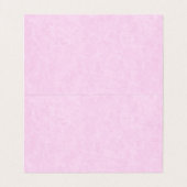 Creative Feminine Pink Trendy Plain Stijlvol Visitekaartje (Binnenkant ongevouwen)