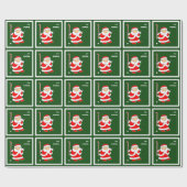 Creative Field Hockey Holiday Cadeau Cadeaupapier (Vlak)