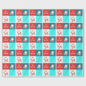 Creative Field Hockey Holiday Cadeau Cadeaupapier (Vlak)