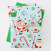 Creative Field Hockey Holiday Cadeau Inpakpapier Vel (In situ)