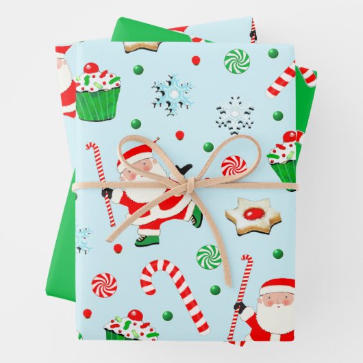 Creative Field Hockey Holiday Cadeau Inpakpapier Vel (In situ)