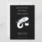 Creative Fishing Logo – Modern Angler Design Save The Date (Voorkant)